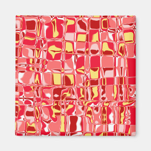 Imán Mosaico abstracto