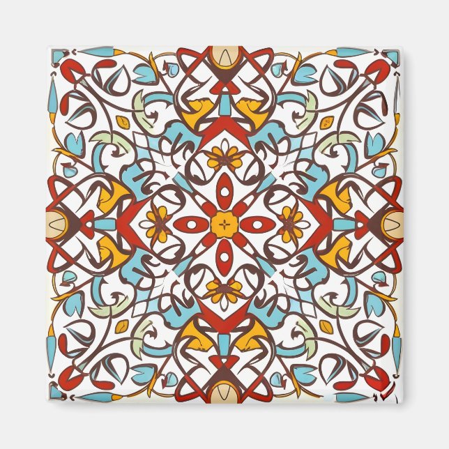 Imán Mosaico andaluz (Frente)