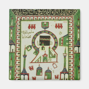 Imán Mosaico con representación de La Meca