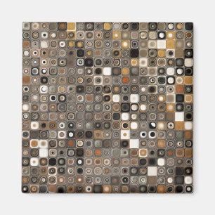 Imán Mosaico de cobre y de piedra