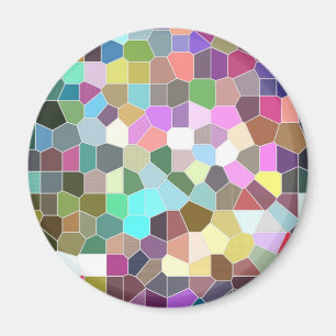 Imán Mosaico de flores