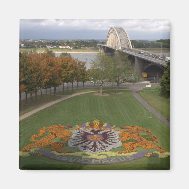 Imán Mosaico de flores, Nijmegen (Frente)