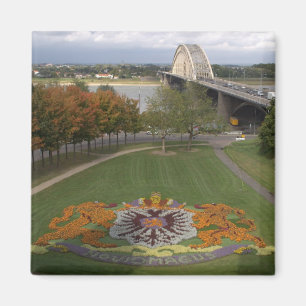 Imán Mosaico de la flor, Nimega