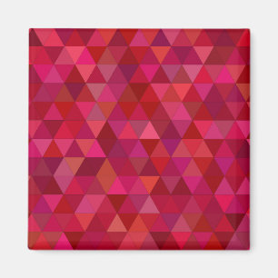 Imán Mosaico rojo oscuro