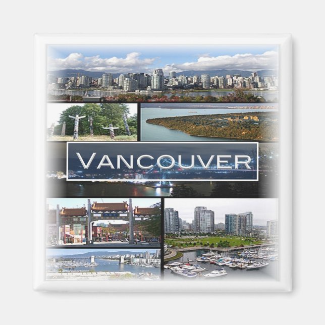 Imán mosaico z zCA009 de VANCOUVER en Canadá, Fridge (Frente)