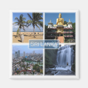 Imán mosaico zLK004 SRI LANKA, Asia, Fridge