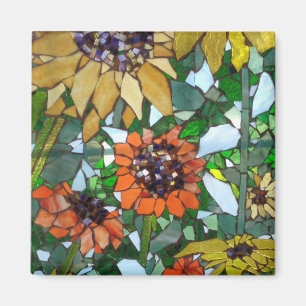 Imán Mosaicos Sunflowers