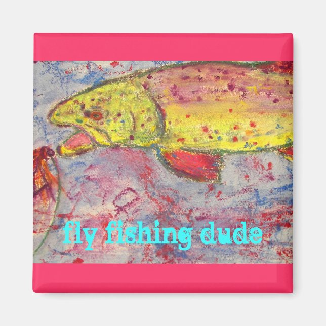 Imán mosca de caza de arco iris (Frente)