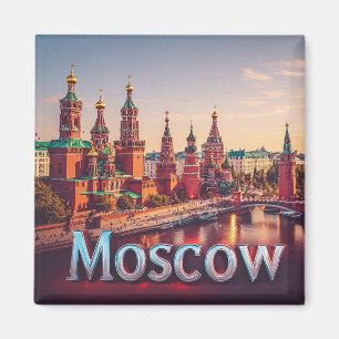 Imán 🧲 Moscú Rusia Destino Recuerdo 🇷🇺