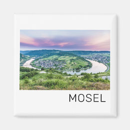 Imán Moselle Loop Sunset Kroev Panorama Alemania