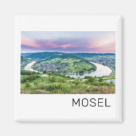 Imán Moselle Loop Sunset Kroev Panorama Alemania