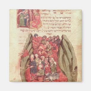 Imán Moses lleva a los niños de Israel a través