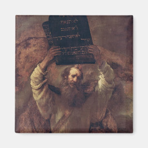 Imán Moses que rompe las tabletas de la ley, 1659