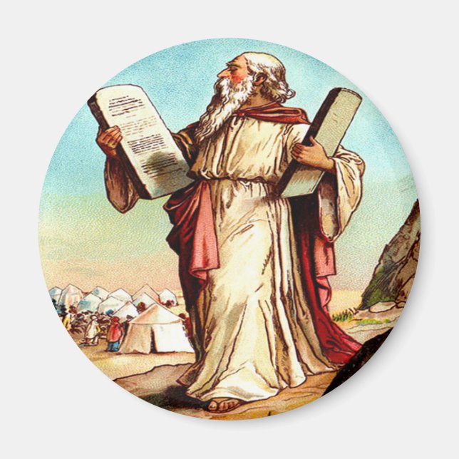 Imán Moses with the tables of the law Magnet (Frente)