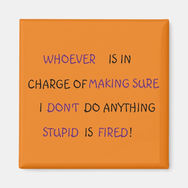 Imán Moshe Square Magnet 2 (Frente)