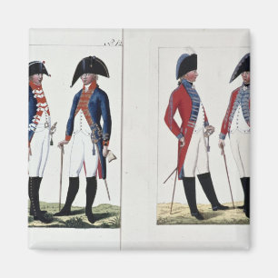 Imán Mosqueteros y oficiales, 1800