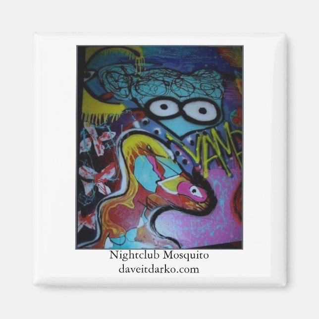 Imán Mosquito de discoteca (Frente)