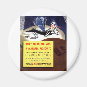 Imán Mosquito de malaria de WWII