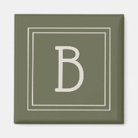 Moss Monogramado Costero Verde y Blanco Inaugural