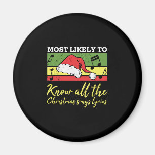Imán Most Likely To Know All The Christmas Songs Lyrics