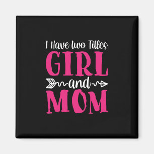 Imán Mother Art Girl And Mom