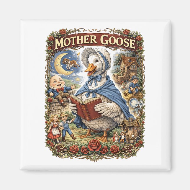 Imán Mother Goose (Frente)