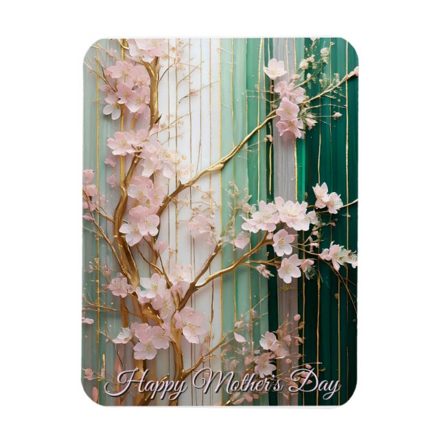 Imán  Mother's Day Blooming Cherry Blossoms Wall  (Vertical)