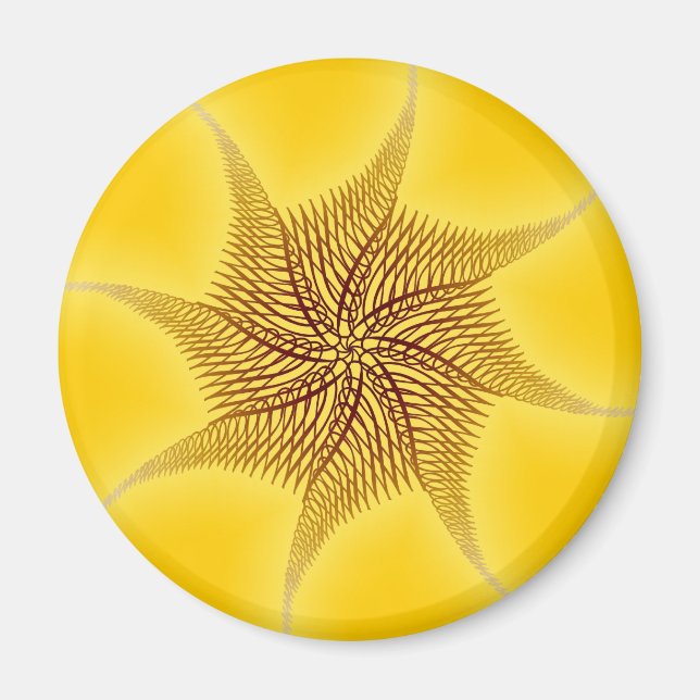 Imán Motif de diseñador: Patrón abstracto (Frente)