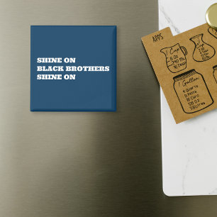 Imán Motivación afroamericana (negra)