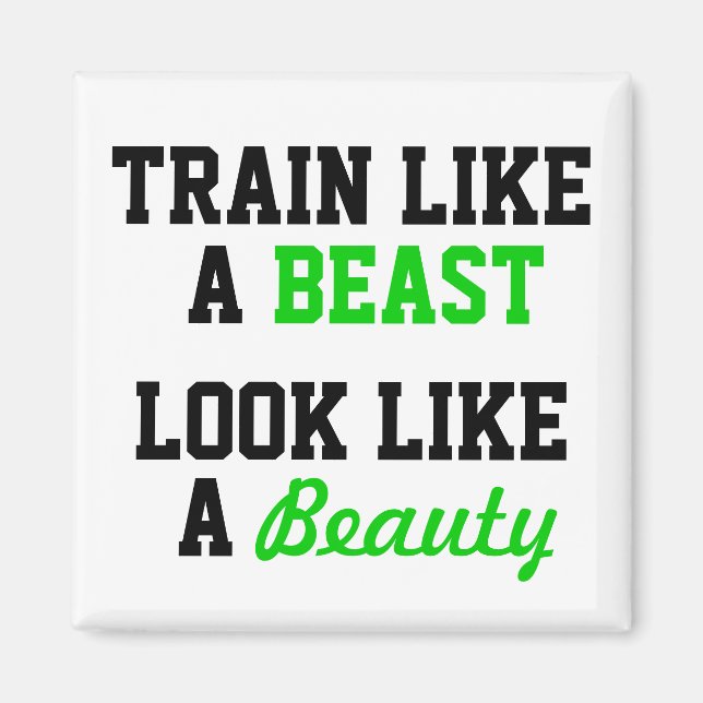 Imán Motivación de entrenamiento (Frente)