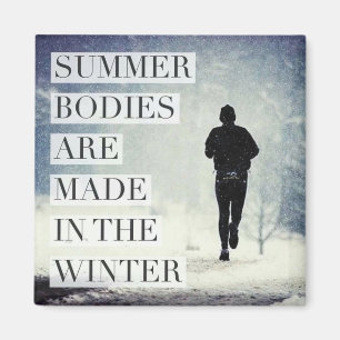 Imán Motivación de entrenamiento - Cuerpos de verano