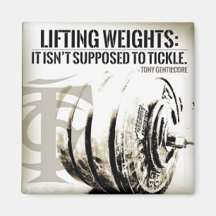 Imán Motivación de entrenamiento de gimnasio de constru