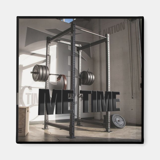 Imán Motivación de entrenamiento de rack de squat - Tie (Frente)