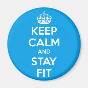 Imán Motivación de entrenamiento: mantenga la calma y m