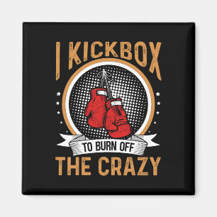 Imán Motivación de Kickboxing I Practico Kickboxing par
