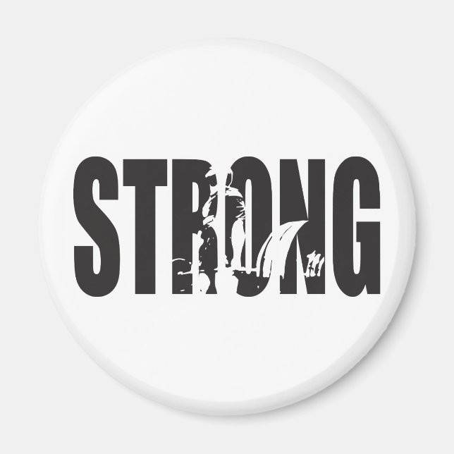 Imán Motivación de Levantamiento de Peso - FUERTE (Frente)