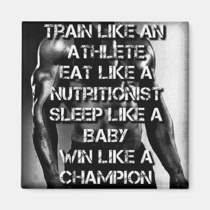Imán Motivación del entrenamiento: entrenar como atleta