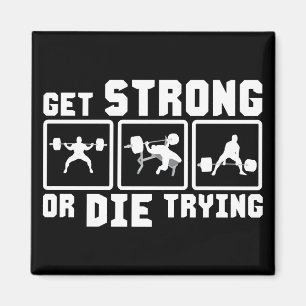 Imán Motivación del gimnasio de construcción de cuerpos