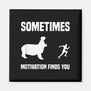 Imán Motivación divertida de la corredora deportiva de 