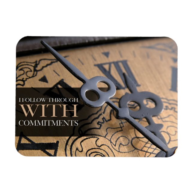 Imán Motivación flexible de confirmación de "yo sigo" (Horizontal)