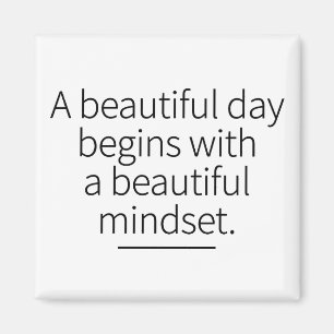 Imán Motivación mental del lunes Arte Inspirador