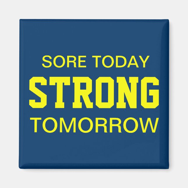 Imán Motivación para Entrenamiento (Frente)
