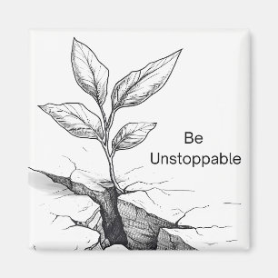 Imán motivacional "Ser imparable"