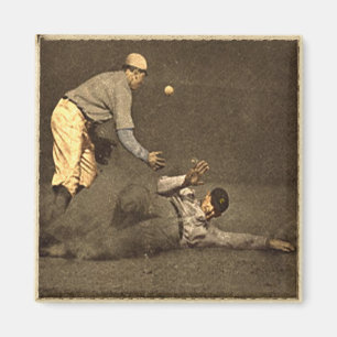 Imán Motivo de béisbol vintage