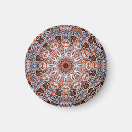 Imán Motivo de Mandala de Tonos Neutros