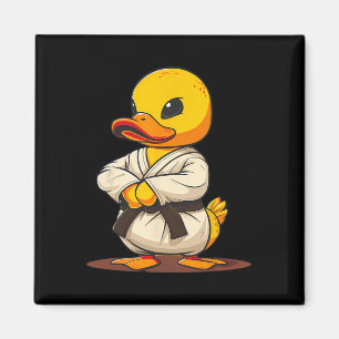 Imán Motivo de pato de goma de karate Taekwondo Jiu-jit
