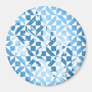 Imán Motivos de color de agua