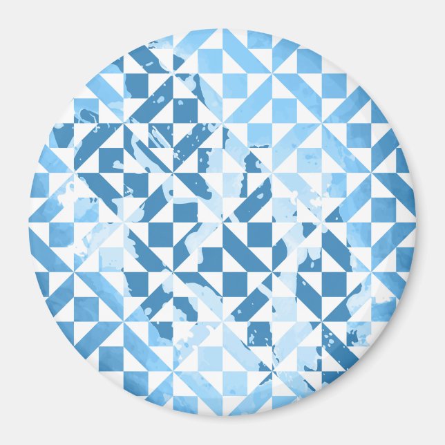 Imán Motivos de color de agua (Frente)