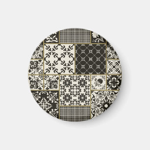 Imán Motivos islámicos azules de mallica.