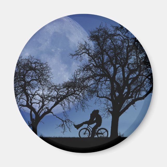 Imán Moto de ciclismo de medianoche (Frente)